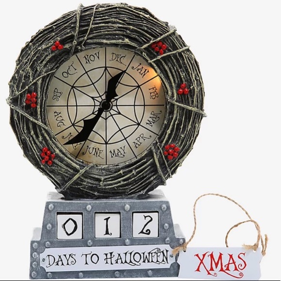 Hot Topic Holiday The Nightmare Before Christmas Lightup Countdown Table Clock Poshmark